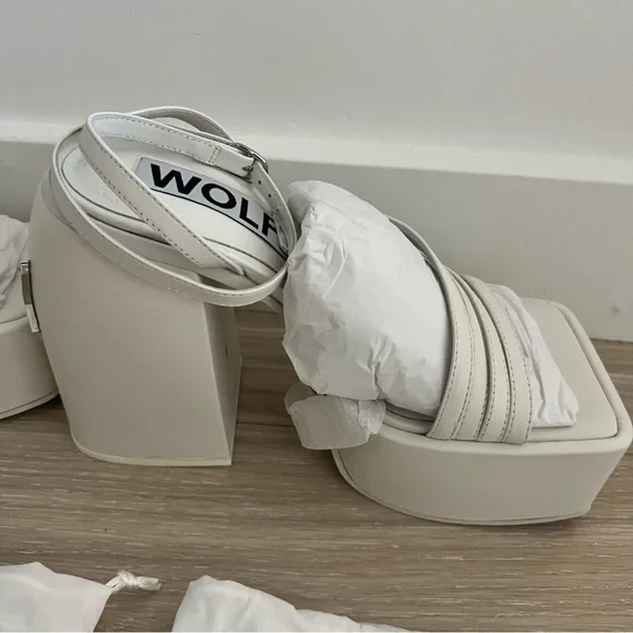 christinabrittain Naked Wolfe Jada White Leather EU37 - Picture 5 of 9